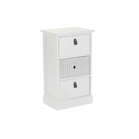 Chest of drawers DKD Home Decor White Grey Paolownia wood 36 x