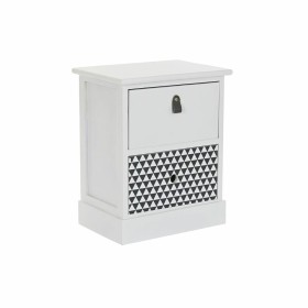 Chest of drawers DKD Home Decor Grey White Paolownia wood (36 x