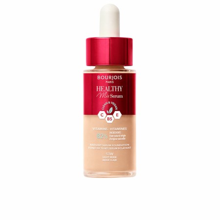 Base per Trucco Fluida Bourjois Healthy Mix Siero Nº 53W Light beige 30 ml | Tienda24 - Global Online Shop Tienda24.eu