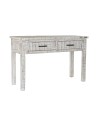 Console DKD Home Decor Blanc Bois de manguier (120 x 40 x 75 cm) | Tienda24 Tienda24.eu