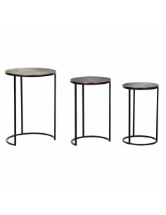 Table d'appoint DKD Home Decor Doré Métal Arabe (42 x 42 x 57 cm) | Tienda24 Tienda24.eu