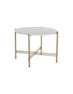 Mesa de Centro DKD Home Decor Metal Madeira MDF 90 x 90 x 45 cm | Tienda24 Tienda24.eu