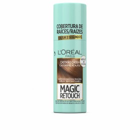 Spray Temporal Corrector de Raíces L'Oréal Paris Magic Retouch Castaño Caoba 75 ml de L'Oréal Paris, Correctores de color - R...