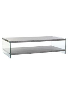 Table Basse Ariki Table Acier Rotin Verre trempé rotin synthétique 73 x 61 x 46 cm | Tienda24 Tienda24.eu