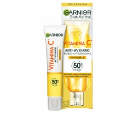 Fluido Idratante Garnier Vitamin C - Invisible Antimacchia 40 ml di Garnier, Trattamenti anti acne e anti macchie - Rif: S051...