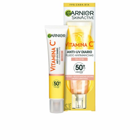 Fluido Hidratante Garnier Vitamin C - Glow Antimanchas 40 ml | Tienda24 - Global Online Shop Tienda24.eu