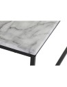 Centre Table DKD Home Decor White Black Metal MDF Wood 80 x 80 x 34 cm | Tienda24 Tienda24.eu