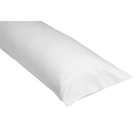 Pillowcase Alexandra House Living QUTUN White 45 x 80 cm (2 Units) by Alexandra House Living, Sheets and pillowcases - Ref: D...