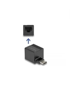 Adaptador USB para Rede RJ45 DELOCK 66462 Gigabit Ethernet Preto de DELOCK, Cabos USB - Ref: S0238468, Precio: 12,18 €, Descu...