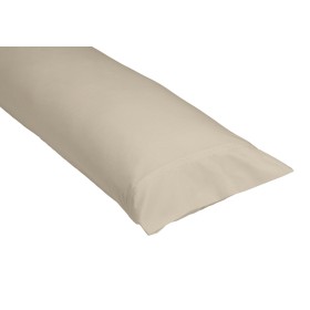 Taie d'oreiller Alexandra House Living QUTUN Taupe 45 x 125 cm de Alexandra House Living, Draps et taies d'oreiller - Réf : D...