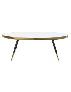 Table Basse DKD Home Decor Multicouleur Transparent Naturel Bois Verre Bois MDF 130 x 65 x 35,5 cm | Tienda24 Tienda24.eu