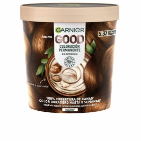 Tintura Permanente Garnier GOOD 217 ml Senza ammoniaca Castano Nº 5.32 di Garnier, Balsami ad azione profonda e trattamenti -...