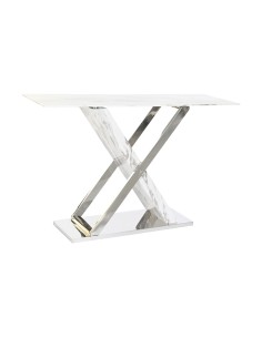 Consola DKD Home Decor Metal Blanco Madera de mango 105 x 35 x 77 cm | Tienda24 Tienda24.eu