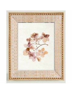 Cadre photo Romimex Pierre Laiton Marbre Bois MDF 5 x 20 x 15 cm | Tienda24 Tienda24.eu