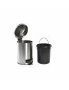 Waste bin DKD Home Decor Baths Silver Steel Basic 3 L 23 x 17,50 x 25 cm | Tienda24 Tienda24.eu