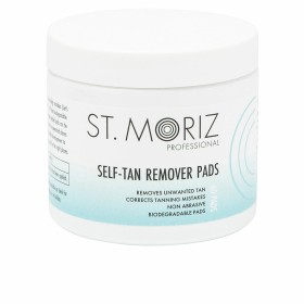 Disques pour le visage St. Moriz PROFESSIONAL ST. MORIZ Démaquillant Autobronzant (60 Unités) de St. Moriz, Nettoyants et exf...