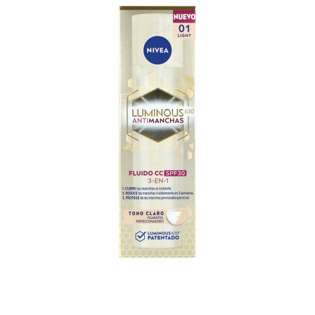 Crema Hidratante CC Cream Nivea LUMINOUS 630º Claro Spf 30 40 ml de Nivea, CC creams - Ref: S05123910, Precio: 20,45 €, Descu...