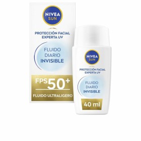 Latte Solare Fluido Nivea Sun SPF 50+ 40 ml Invisible di Nivea, Filtri solari - Rif: S05123943, Prezzo: 14,53 €, Sconto: %