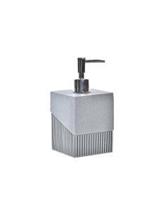 Dispenser di Sapone DKD Home Decor Grigio Argentato Resina polipropilene da DKD Home Decor, Supporti e distributori - Ref: S3...