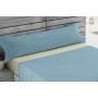 Bettwäsche-Set Alexandra House Living Cuca Blau King size 4 Stücke von Alexandra House Living, Bettlaken und Kissenbezüge - R...