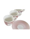 Set di Tazze da Caffè DKD Home Decor Bianco Marrone Rosa 4 Pezzi 90 ml da DKD Home Decor, Tazze - Ref: S3036868, Precio: 19,1...