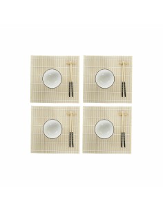 Assiette plate Bidasoa Fosil Noir Céramique 21,3 x 21,2 x 2,2 cm (8 Unités) | Tienda24 Tienda24.eu