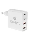 Cabo USB CoolBox COO-CUAC-100P Branco | Tienda24 Tienda24.eu