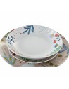 Dinnerware Set DKD Home Decor Multicolour Flowers Porcelain (18 pcs) | Tienda24 Tienda24.eu