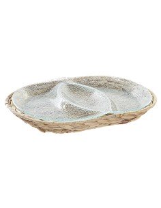 Plato Llano Ariane Antracita Triangular Cerámica Blanco (Ø 29 cm) (6 Unidades) | Tienda24 Tienda24.eu