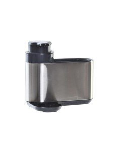 Soap Dispenser Grey Silver Metal Ceramic 350 ml (6 Units) | Tienda24 Tienda24.eu