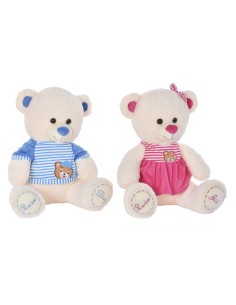 Orsetto di Peluche DKD Home Decor Beige Azzurro Rosa Per bambini Orso 25 x 25 x 50 cm (2 Unità) da DKD Home Decor, Animali e ...