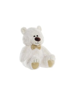 Orsetto di Peluche DKD Home Decor Papillon Bianco Dorato Metallo Per bambini Orso 30 x 40 cm 30 x 30 x 36 cm da DKD Home Deco...