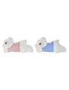 Orsetto di Peluche DKD Home Decor 70 x 30 x 30 cm Azzurro Rosa Bianco Per bambini (2 Unità) da DKD Home Decor, Animali e pupa...