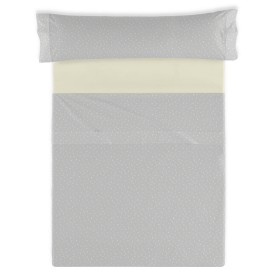 Jeu de draps Alexandra House Living Iber Gris perlé Gran lit 2 persones 3 Pièces de Alexandra House Living, Draps et taies d'...