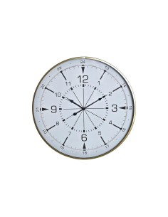 Reloj de Pared Negro Metal Madera MDF 60 x 60 x 5 cm (4 Unidades) | Tienda24 Tienda24.eu