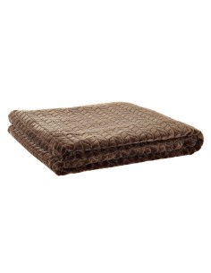 Coperta DKD Home Decor Frecce 150 x 200 x 2 cm Marrone Di base da DKD Home Decor, Coperte e copriletti - Ref: S3037931, Preci...