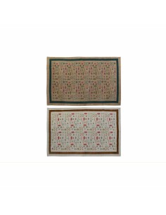 Tapis DKD Home Decor Vert Marron Clair Naturel Scandi 160 x 230 x 1 cm | Tienda24 Tienda24.eu