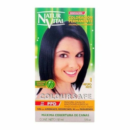 Tinta Sem Amoníaco Coloursafe Naturaleza y Vida Coloursafe 150 ml de Naturaleza y Vida, Coloração permanente - Ref: S0521843,...