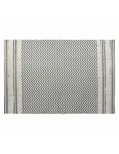 Teppich Weiß natürlich 60 % Baumwolle Jute 160 x 230 cm | Tienda24 Tienda24.eu