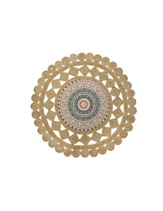 Tappeto DKD Home Decor Marrone Multicolore (200 x 200 x 0,75 cm) da DKD Home Decor, Tappeti - Ref: S3038203, Precio: 132,43 €...