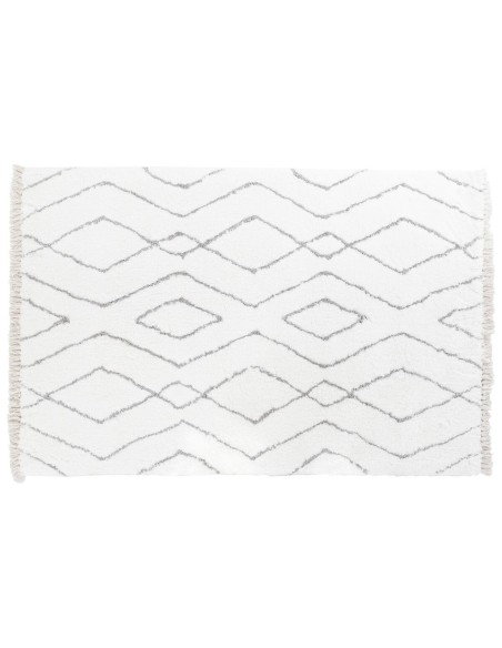 Tapete DKD Home Decor Branco Cinzento 200 x 290 x 1,5 cm | Tienda24 Tienda24.eu