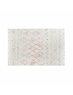 Tappeto DKD Home Decor Bianco Multicolore (120 x 180 x 0,7 cm) da DKD Home Decor, Tappeti - Ref: S3038351, Precio: 56,29 €, D...