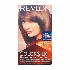 Tintura Senza Ammoniaca Colorsilk Revlon 929-95509 Castano Chiaro Cenere (1 Unità) di Revlon, Colore permanente - Rif: S05318...