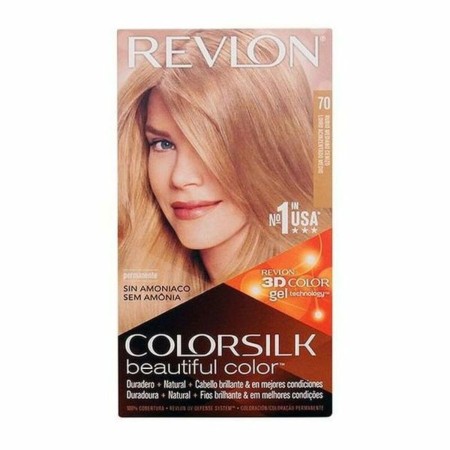 Amoniakfreie Färbung Colorsilk Revlon 7239919070 Helles Aschblond (1 Stück) von Revlon, Farben - Ref: S0531890, Preis: 6,34 €...