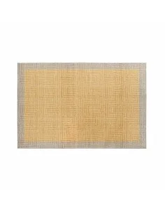 Alfombra DKD Home Decor Beige Poliéster Círculos (160 x 230 x 0.9 cm) | Tienda24 Tienda24.eu