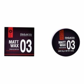 Cera di Fissaggio Forte Matt Wax Salerm (50 g) di Salerm, Paste, argille e cere - Rif: S0532882, Prezzo: 10,62 €, Sconto: %