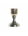 Vaso DKD Home Decor 20 x 20 x 51 cm Prateado Dourado Alumínio Moderno (2 Unidades) | Tienda24 Tienda24.eu