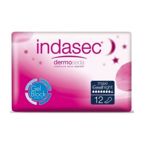 Pensos Higiénicos para Incontinência Dermoseda Good Night maxi Indasec 1233-39871 (12 uds) (Parafarmácia) de Indasec, Compres...