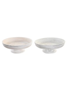 Centerpiece Alexandra House Living White Golden Silver Ceramic 7 x 42 x 15 cm | Tienda24 Tienda24.eu