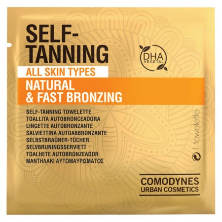 Lingettes Autobronzantes Natural & Fast Bronzing Comodynes Tanning de Comodynes, Autobronzants - Réf : S0545430, Prix : 10,35...